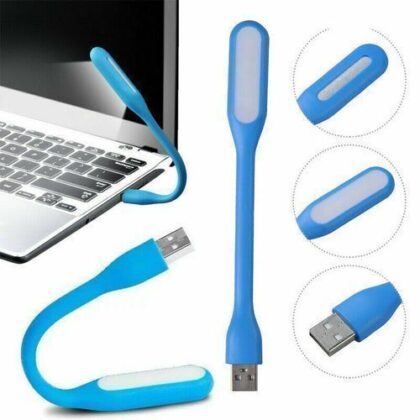 Hp FLEXIBLE USB LIGHT FOR COMPUTERS,LAPTOP & POWER BANK BLUE