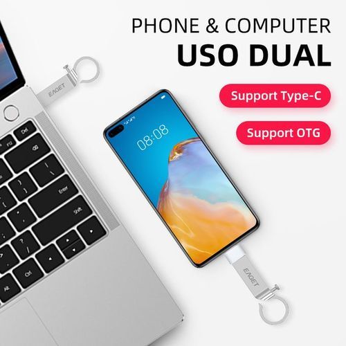 EAGEAT Pen Flash Drive 3.0 32GB - Metal OTG Micro USB Type-C - Image 3