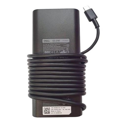 Dell Original 65W USB Type-C Adapter For Laptop, Latitude 7390 2-in-1, Latitude 5290 2-in-1, Latitude 7400, Chromebook 13 (3380), XPS 12 (9250), XPS 13 9350 - Image 3