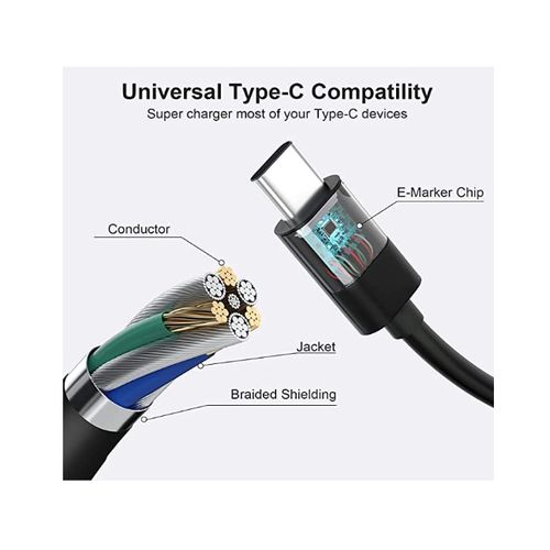 Dell Original 65W USB Type-C Adapter For Laptop, Latitude 7390 2-in-1, Latitude 5290 2-in-1, Latitude 7400, Chromebook 13 (3380), XPS 12 (9250), XPS 13 9350 - Image 4